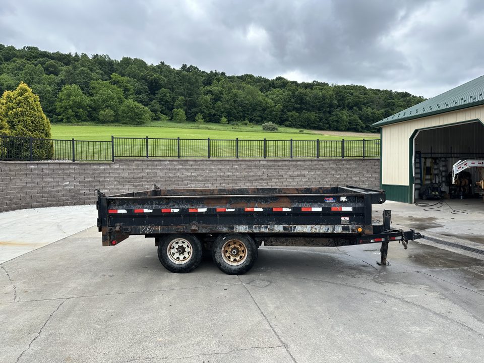 Used PJ Trailers 96"x14' Deck Over Dump 14k