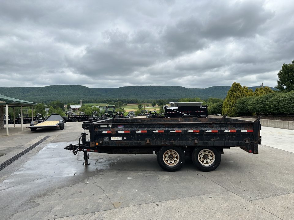 Used PJ Trailers 96"x14' Deck Over Dump 14k
