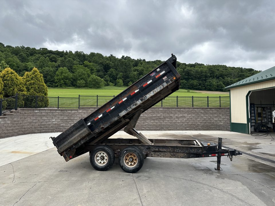 Used PJ Trailers 96"x14' Deck Over Dump 14k