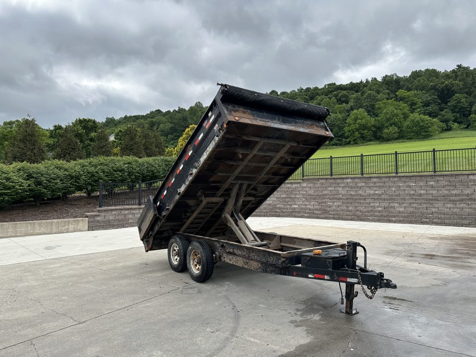 Used PJ Trailers 96"x14' Deck Over Dump 14k