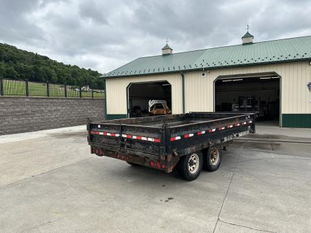 Used PJ Trailers 96"x14' Deck Over Dump 14k
