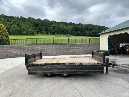 Used PJ Trailers 96"x14' Deck Over Dump 14k