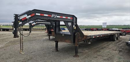 Used 2013 PJ Trailers 102" x 38' w/12K Axles Flatbed Trailer