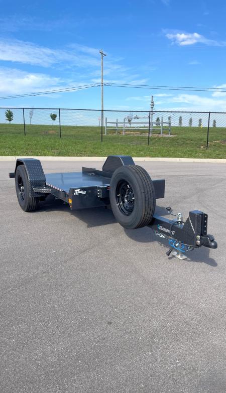 New Diamond C 59"x 10' DSA 7000lb (GVWR) Scissor Lift Tilt Equipment Trailer w/ Spare