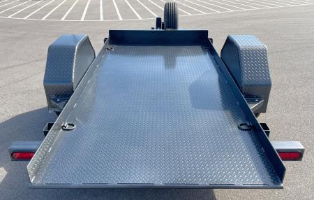 New Diamond C 59"x 10' DSA 7000lb (GVWR) Scissor Lift Tilt Equipment Trailer w/ Spare
