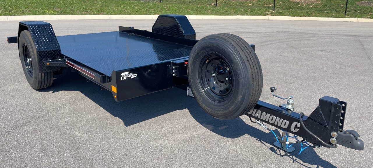 New Diamond C Trailers 77 x 12 DSA 7000lb (GVWR) Scissor Lift Tilt Equipment Trailer