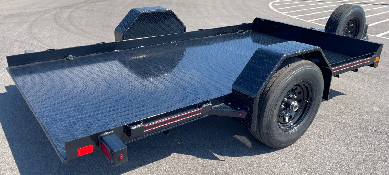 New Diamond C Trailers 77 x 12 DSA 7000lb (GVWR) Scissor Lift Tilt Equipment Trailer