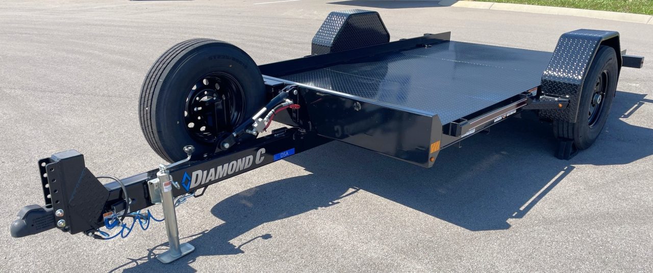 New Diamond C Trailers 77 x 12 DSA 7000lb (GVWR) Scissor Lift Tilt Equipment Trailer
