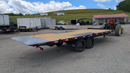 New 2026 CAM Superline 22' HD Deckover Full **POWER** Tilt Equipment Hauler (8K Axles!)