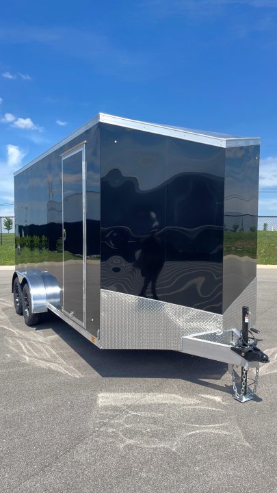 New ATC STo 400 Aluminum 7x16 Enclosed Cargo Trailer, Screwless, Torsion Axles, Aluminum Wheels