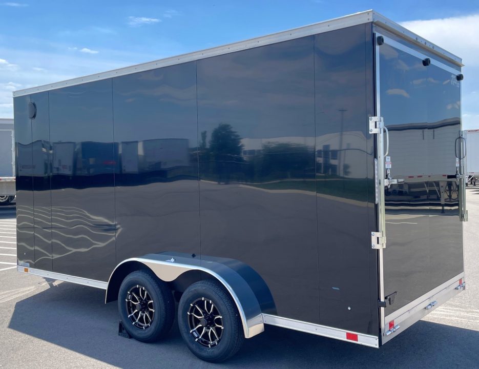 New ATC STo 400 Aluminum 7x16 Enclosed Cargo Trailer, Screwless, Torsion Axles, Aluminum Wheels