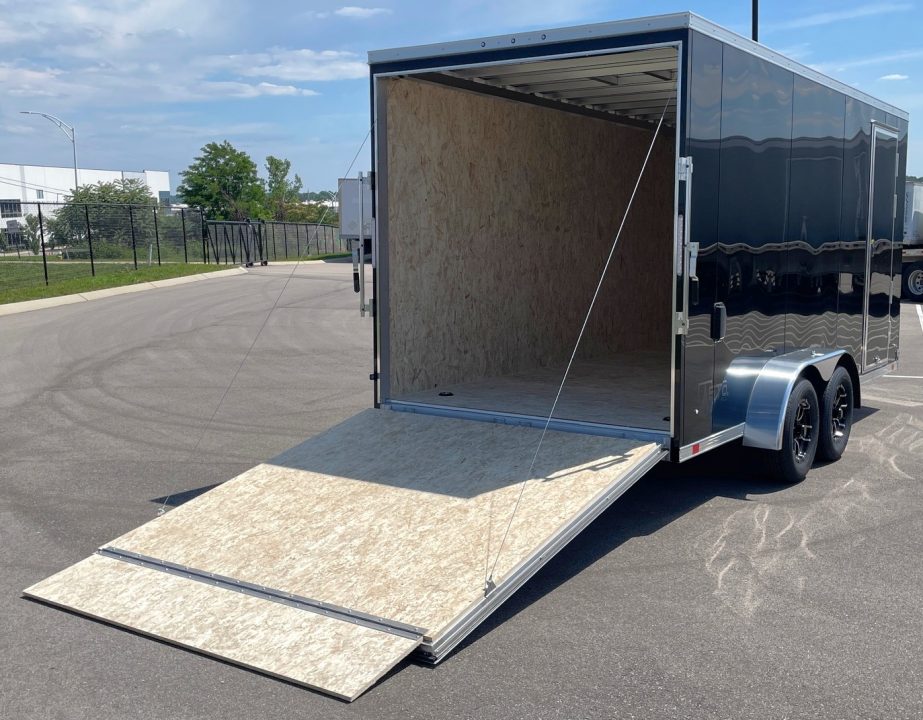 New ATC STo 400 Aluminum 7x16 Enclosed Cargo Trailer, Screwless, Torsion Axles, Aluminum Wheels