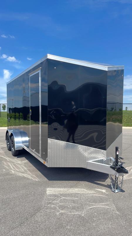 New ATC STo 400 Aluminum 7x16 Enclosed Cargo Trailer, Screwless, Torsion Axles, Aluminum Wheels
