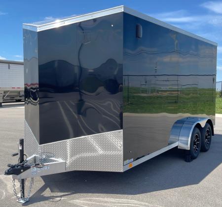 New ATC STo 400 Aluminum 7x16 Enclosed Cargo Trailer, Screwless, Torsion Axles, Aluminum Wheels