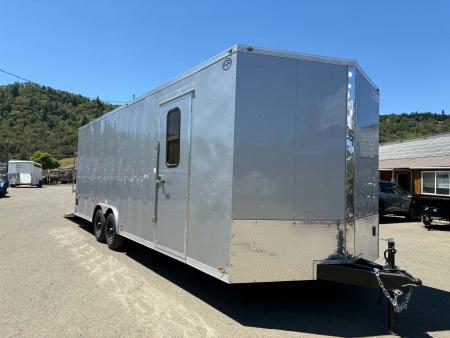 New ENCLOSED CAR HAULER CARGO BOX 2027 CONTINENTAL VHW8524TA3 8.5X24 10,000 GVWR TRAILER