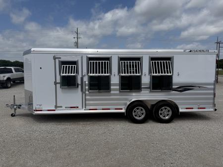 New 2026 Featherlite 4 Horse Bumper Pull Horse Trailer