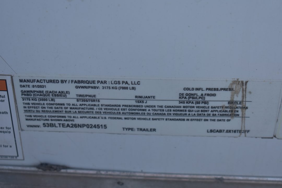 Used 2022 Look Trailers Enclosed Cargo / Enclosed Trailer