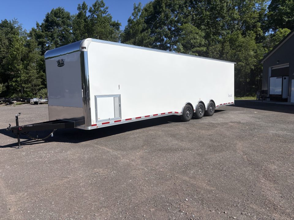New 2026 Vintage Trailers 8.5x34 7'6" Interior Vector Car / Racing Trailer