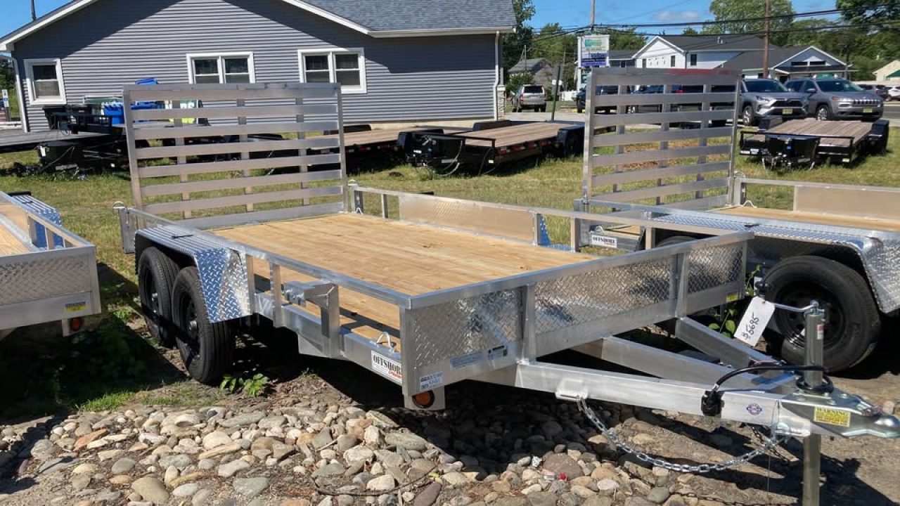New 2027 Quality Steel and Aluminum 7x14 aluminum Utility Trailer