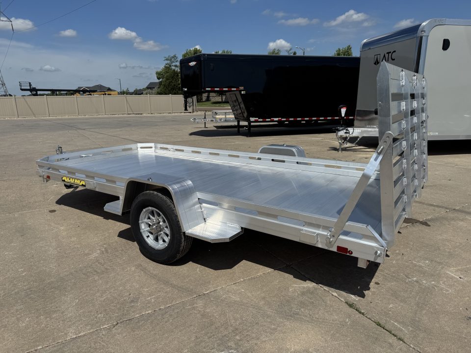 New 2027 Aluma 7814S TG 3k Utility Trailer