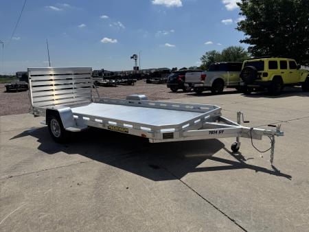 New 2027 Aluma 7814S TG 3k Utility Trailer