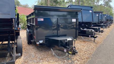 New 2027 Quality Steel and Aluminum 7x14 4' side Dump Trailer