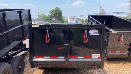 New 2027 Quality Steel and Aluminum 7x14 4' side Dump Trailer