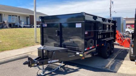 New 2027 Quality Steel and Aluminum 7x14 4' side Dump Trailer