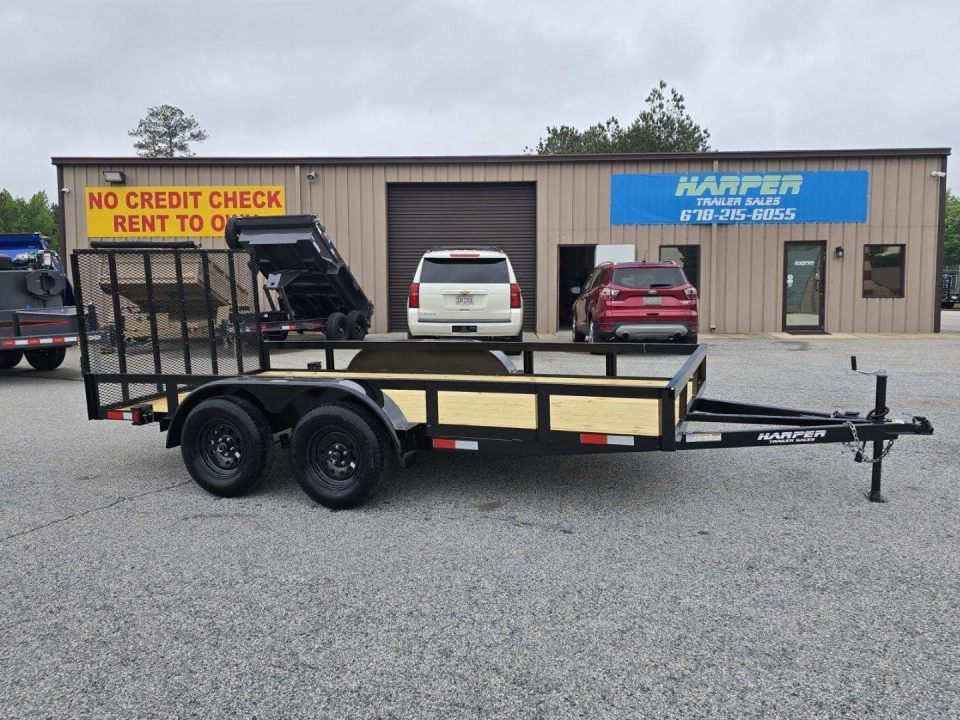 New 2026 7X14 TANDEM AXLE UTILITY TRAILER WITH BRAKES