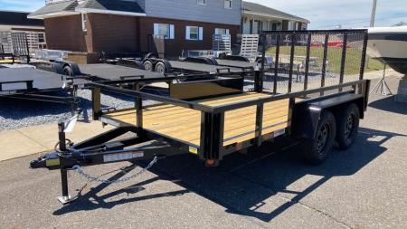 New 2027 Quality Steel and Aluminum 7x12 Utility Trailer