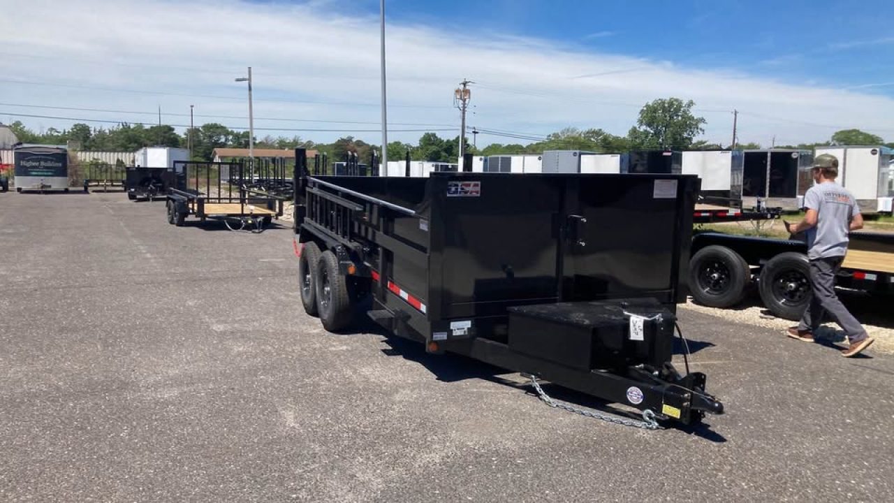 New 2027 Quality Steel and Aluminum 7x14 Dump Trailer