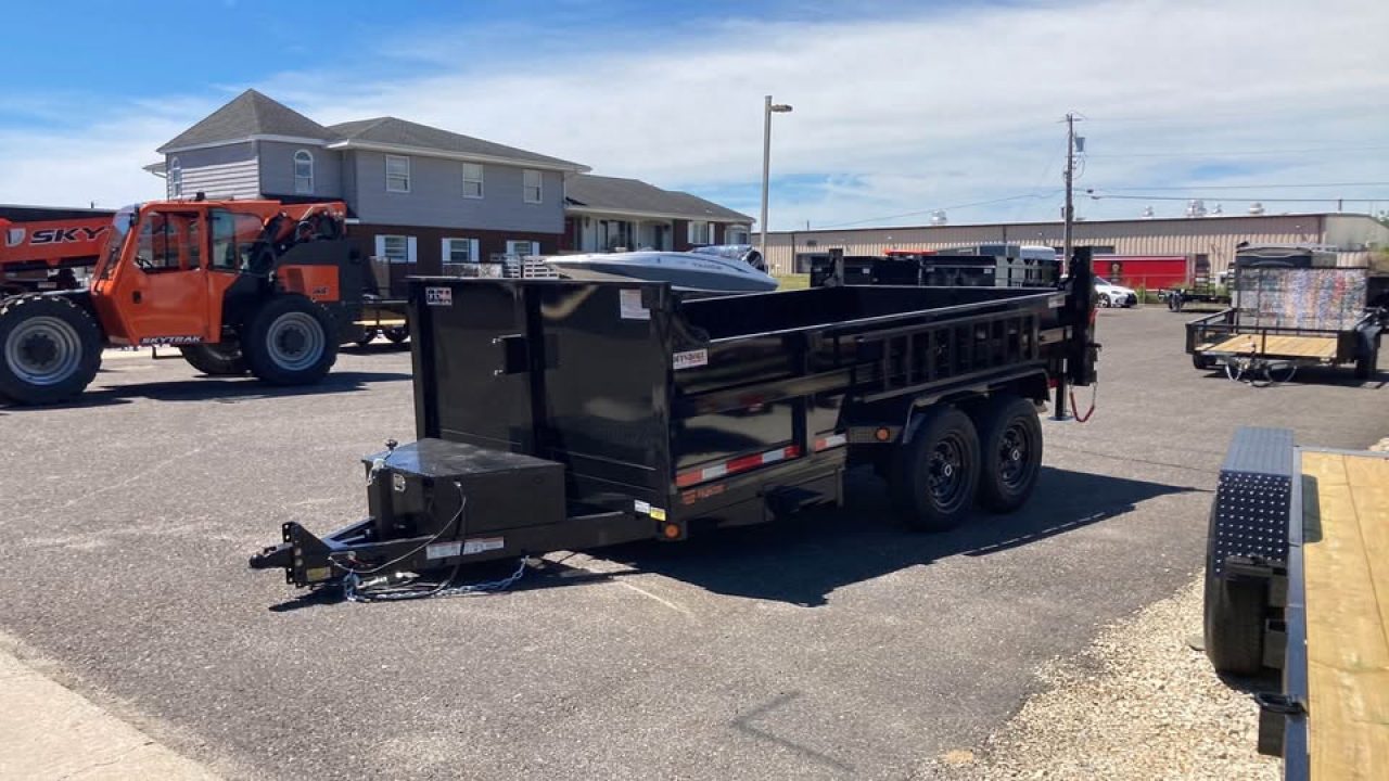 New 2027 Quality Steel and Aluminum 7x14 Dump Trailer