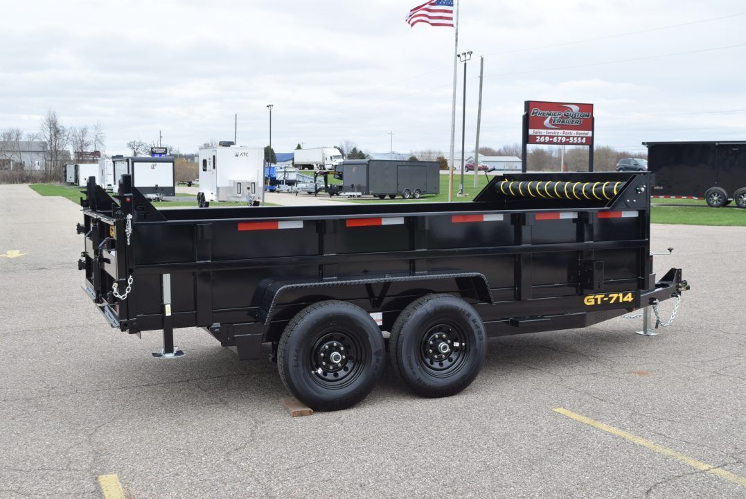 New GRIFFIN 7x14 14K DUMP TRAILER w/ TELESCOPING CYLINDER