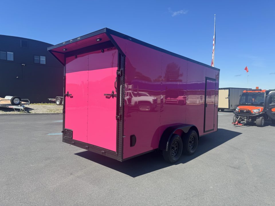 New 2026 Maximum Cargo Trailers 7X16TA Cargo / Enclosed Trailer *PINK W ...