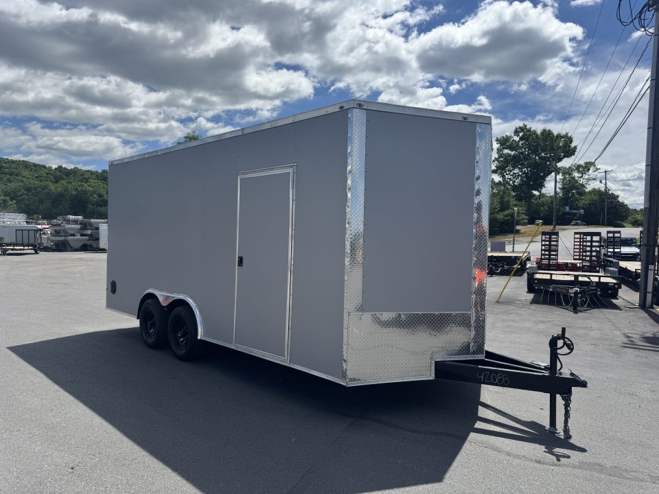 New 2026 Maximum Cargo Trailers 8.5X18TA3 Cargo / Enclosed Trailer *SILVER
