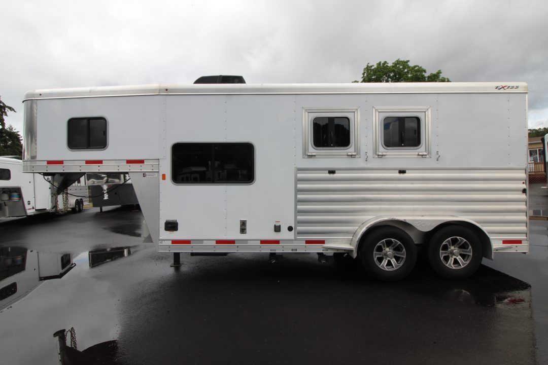Used 2022 Exiss 7206 - 6ft SW Living Quarters 2 Horse Trailer