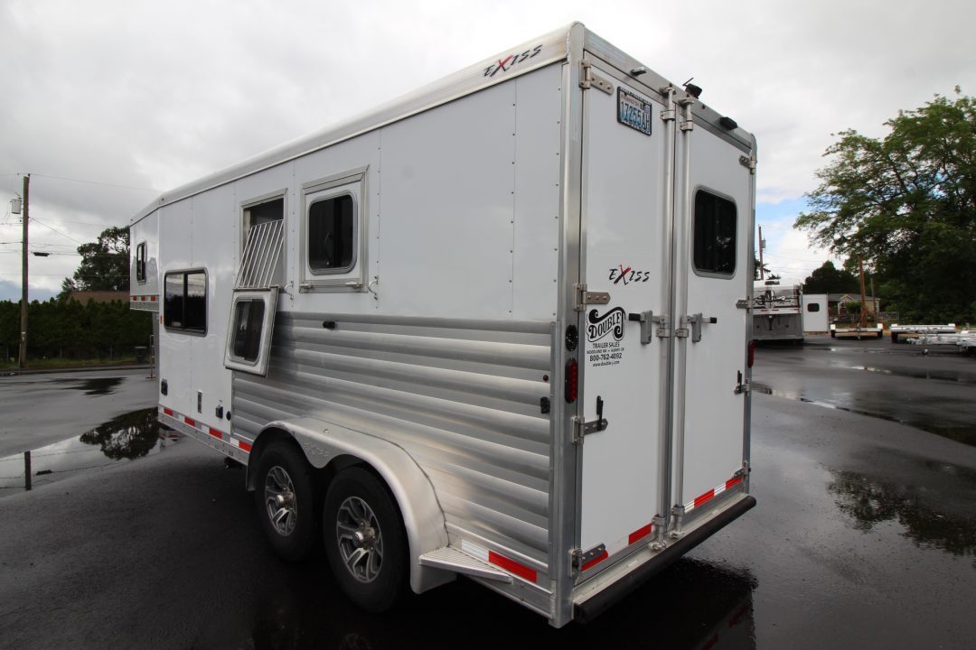 Used 2022 Exiss 7206 - 6ft SW Living Quarters 2 Horse Trailer