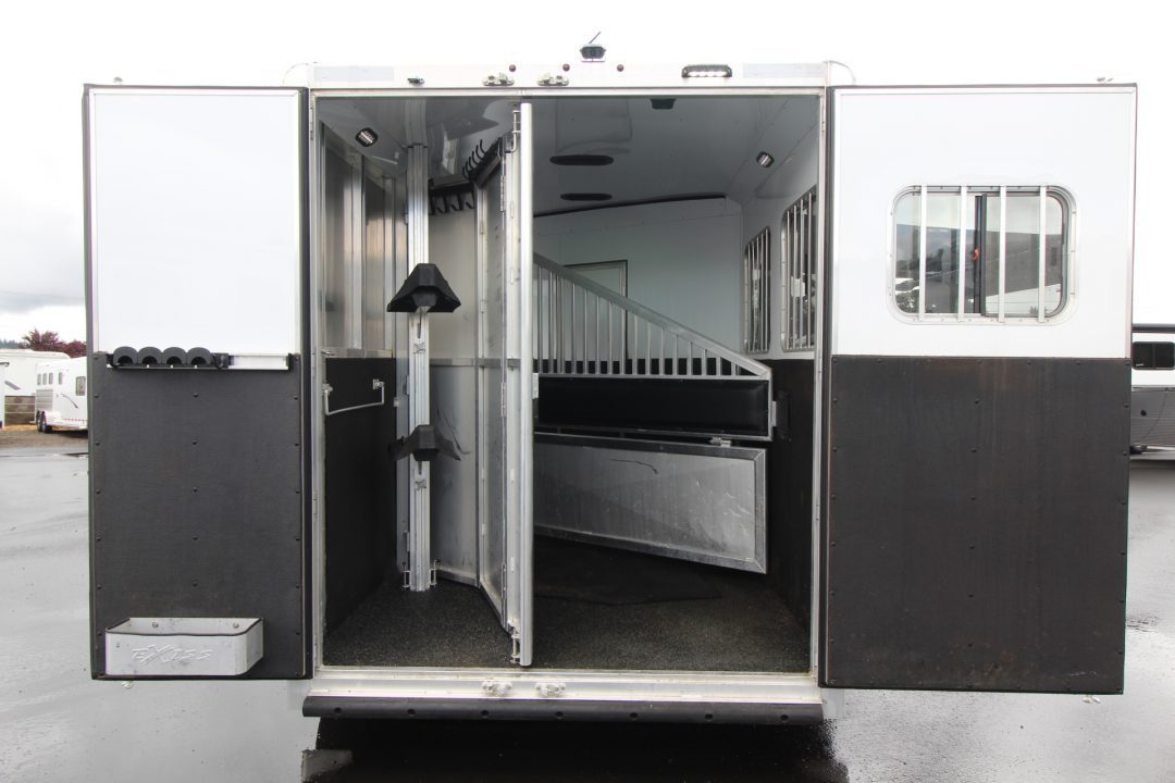 Used 2022 Exiss 7206 - 6ft SW Living Quarters 2 Horse Trailer