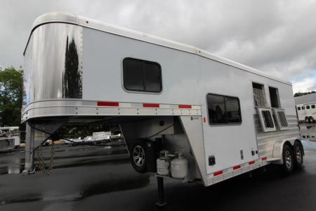 Used 2022 Exiss 7206 - 6ft SW Living Quarters 2 Horse Trailer
