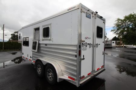 Used 2022 Exiss 7206 - 6ft SW Living Quarters 2 Horse Trailer