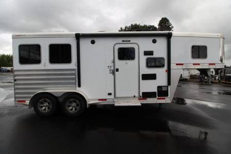 Used 2022 Exiss 7206 - 6ft SW Living Quarters 2 Horse Trailer