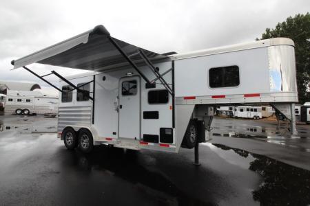 Used 2022 Exiss 7206 - 6ft SW Living Quarters 2 Horse Trailer