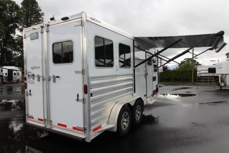 Used 2022 Exiss 7206 - 6ft SW Living Quarters 2 Horse Trailer
