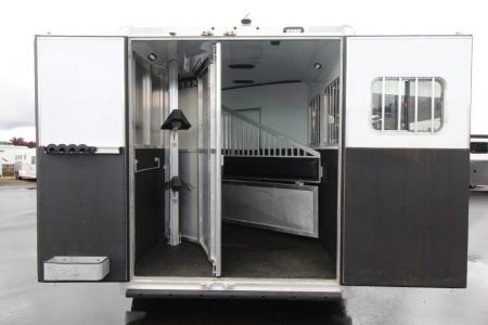 Used 2022 Exiss 7206 - 6ft SW Living Quarters 2 Horse Trailer