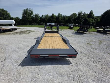 New 2026 Lamar Trailers 102 x 26 TANDEM GN CH W/ 2' DOVE/ SLIDE IN RAMPS/ DRIVE OVER FENDERS
