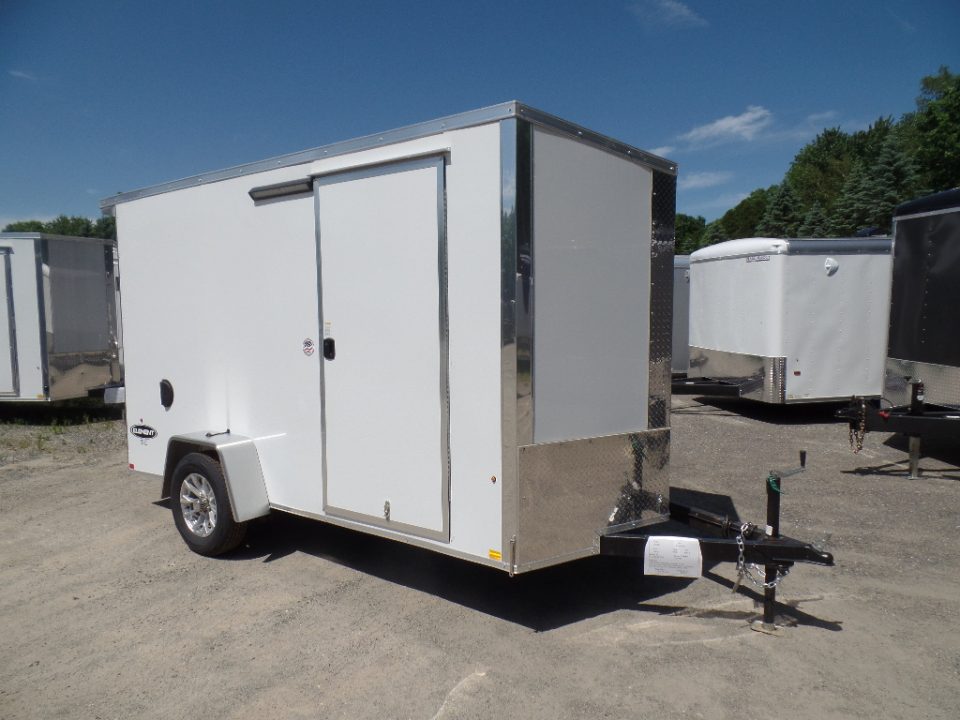 New 2027 Look Trailers White 6X12 Element Model Cargo / Enclosed Trailer