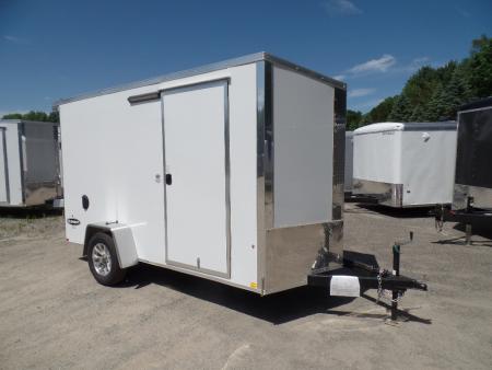 New 2027 Look Trailers White 6X12 Element Model Cargo / Enclosed Trailer