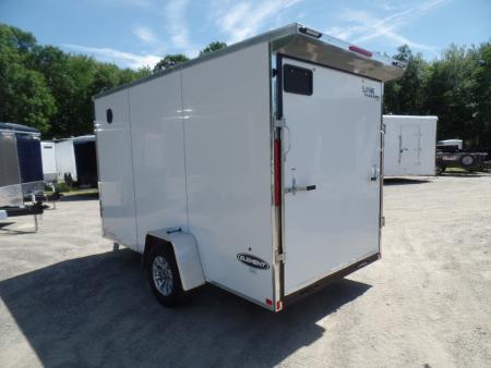 New 2027 Look Trailers White 6X12 Element Model Cargo / Enclosed Trailer