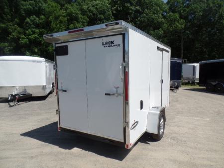 New 2027 Look Trailers White 6X12 Element Model Cargo / Enclosed Trailer
