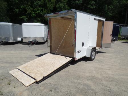 New 2027 Look Trailers White 6X12 Element Model Cargo / Enclosed Trailer